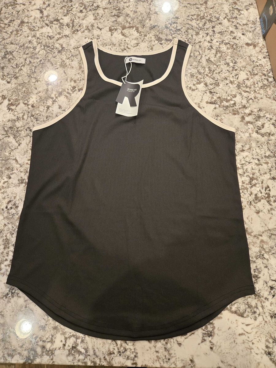 Mens Ribbed Tank Top