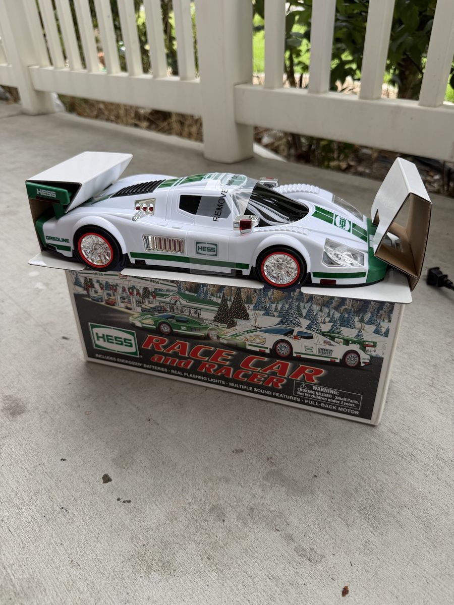 Hess Race Car and Racer 2023 Limited Edition w/ Lights & Sounds, Pull-Back Motor in Box
