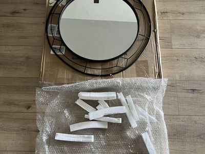 Brand new! Glitzhome Home Decor Mirror 24 in black