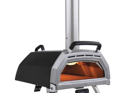 Ooni Karu 16g Multi-Fuel Pizza Oven - Black/Stainless Steel, One Size - Deluxe Kit w/ tables