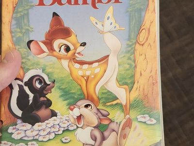 *BLACK DIAMOND* Bambi VHS Tape