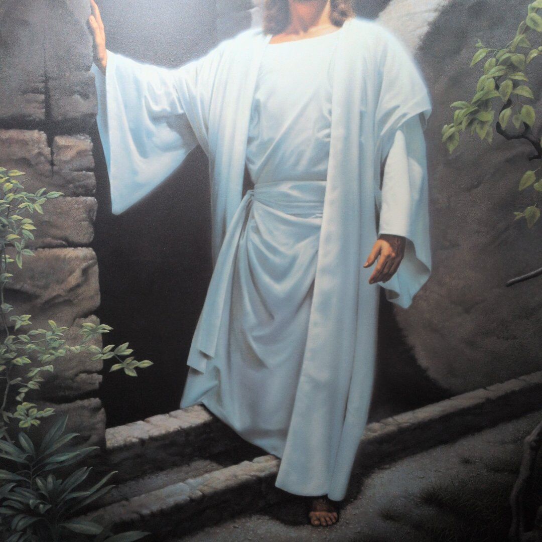 26 x 26 inch Easter Resurrection painting
