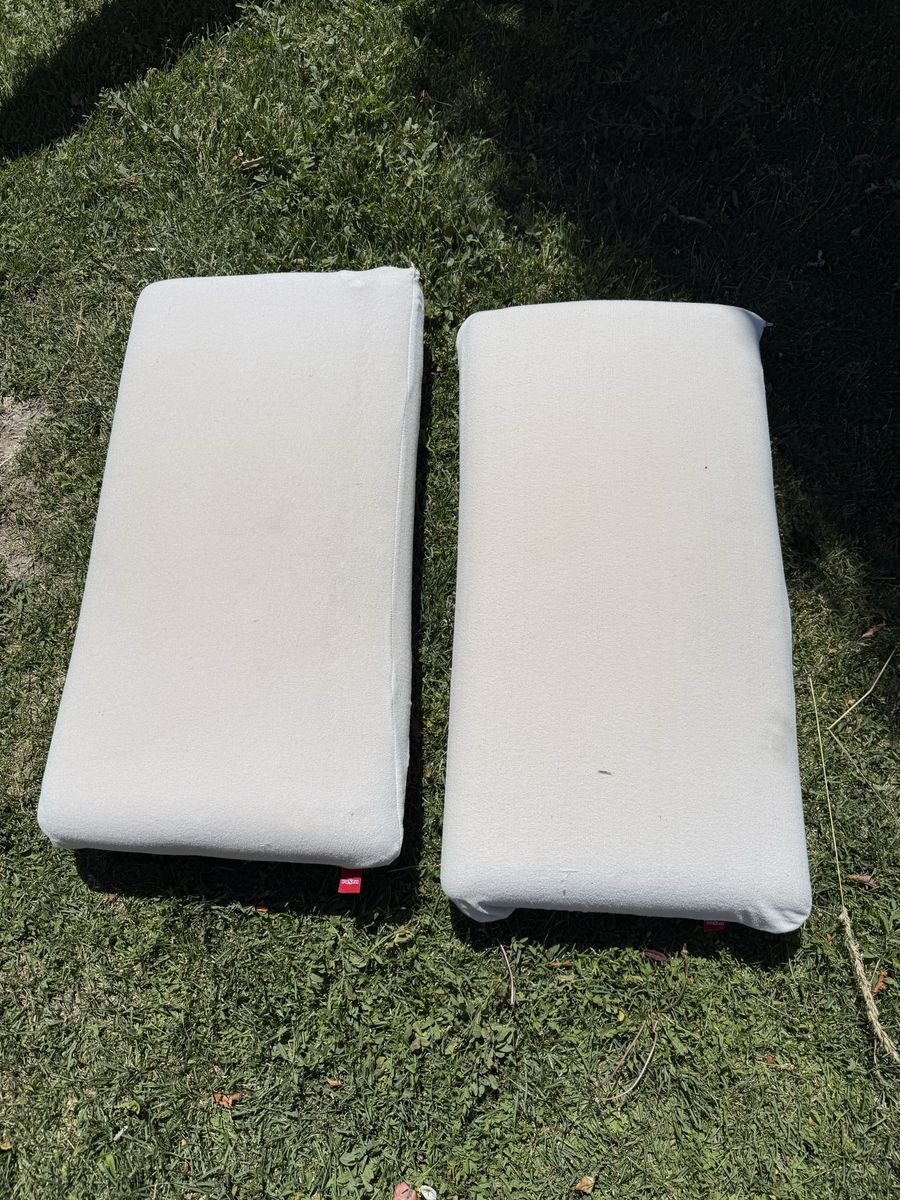 roSen White Outdoor Cushion Set - 2 Rectangular Seat/Back Cushions