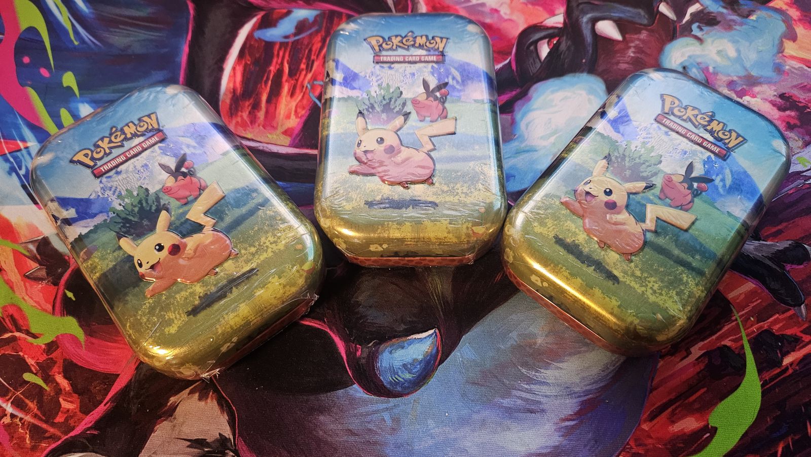 3 Ascended Heroes Mini Tin [Pikachu & Tepig]