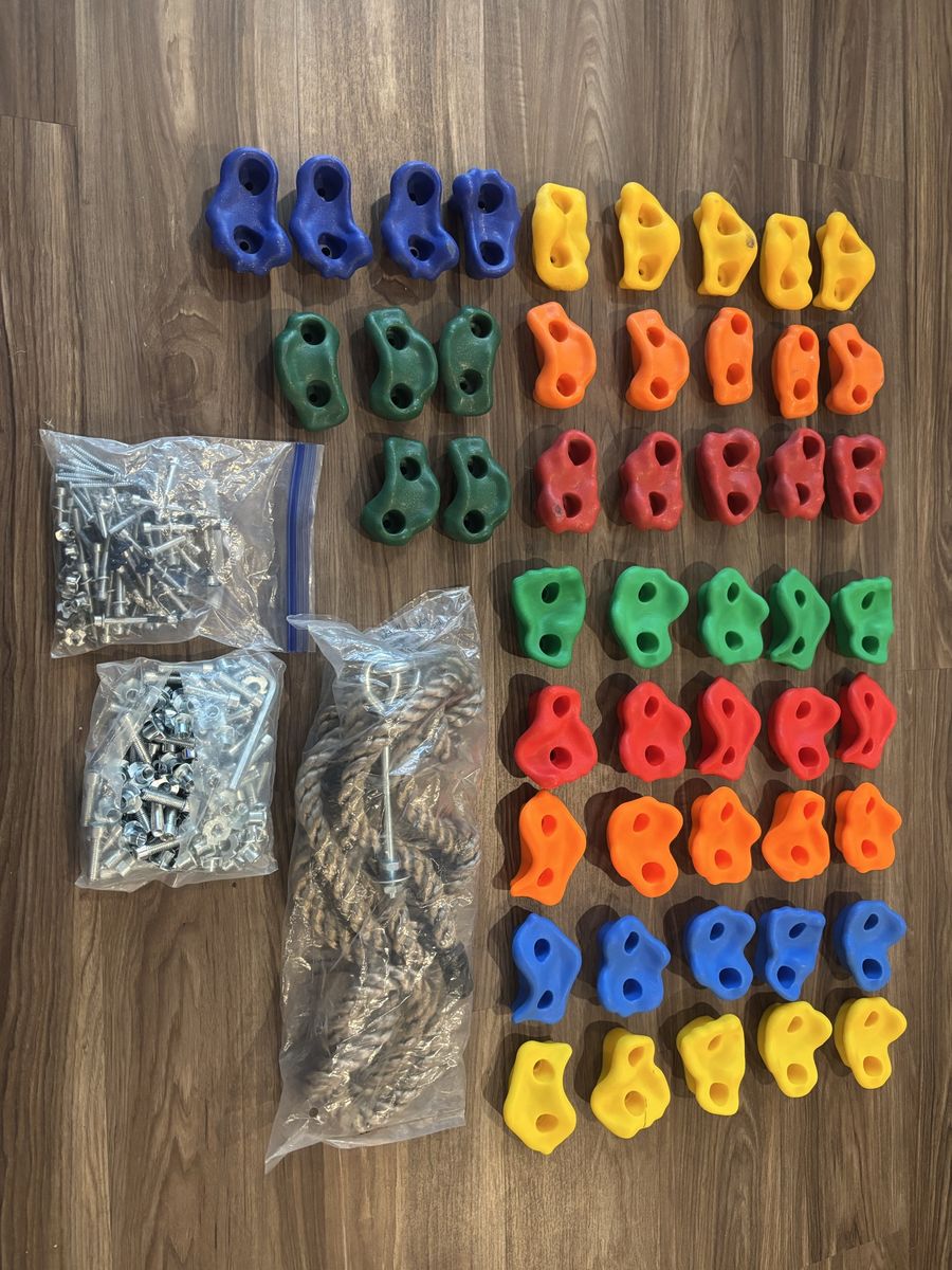 Climbing Hold Set 49pcs w/ Hardware