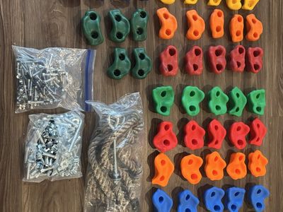 Climbing Hold Set 49pcs w/ Hardware