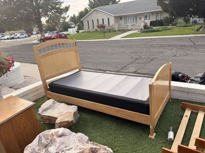 Twin Bed Frame and Box Spring