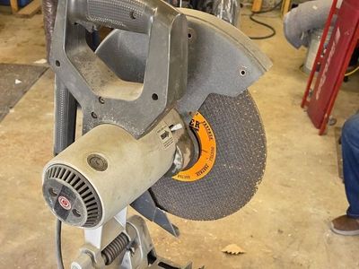 Metal Chop Saw with blades