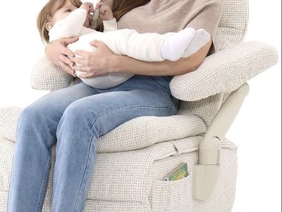 Lullacloud Adjustable, reclinable, washable nursery chair w/ extra cushion