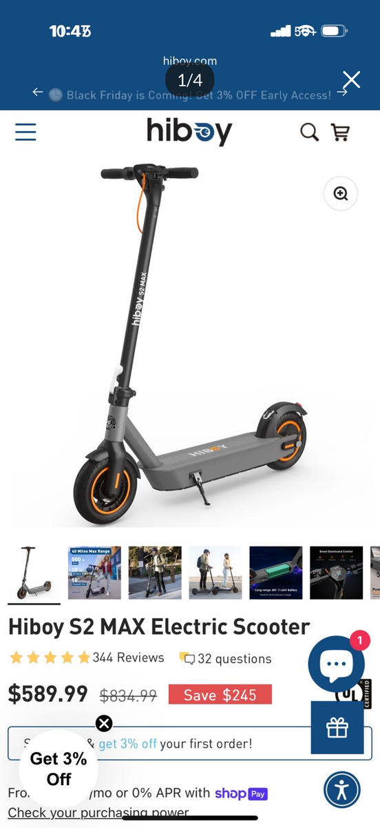 Hiboy S2 MAX E - Scooter
