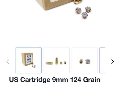 US Cartridge 361 rounds 9mm JHP + case
