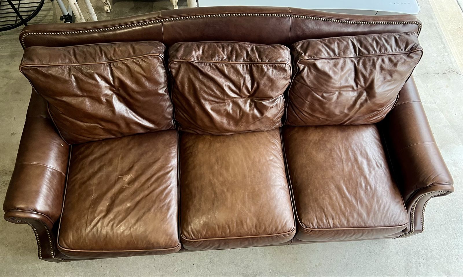 Leather couch