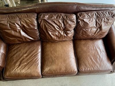 Leather couch