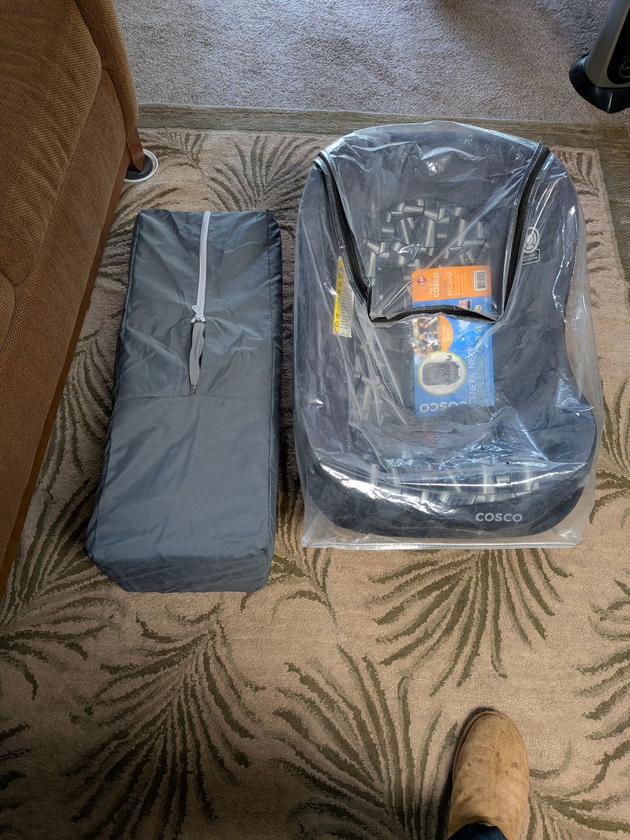 Car seat and pack and play