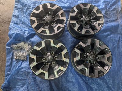 OEM Toyota Tacoma 3rd Gen 16" Alloy Wheels, Set of 4, Includes Lug Nuts