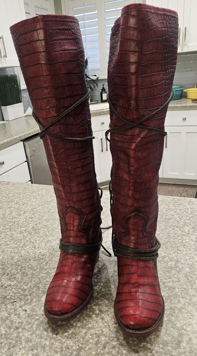 Freebird Coal Boots Red Size 9