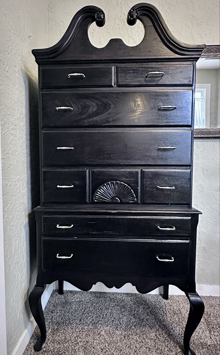 Black dresser