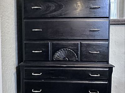 Black dresser