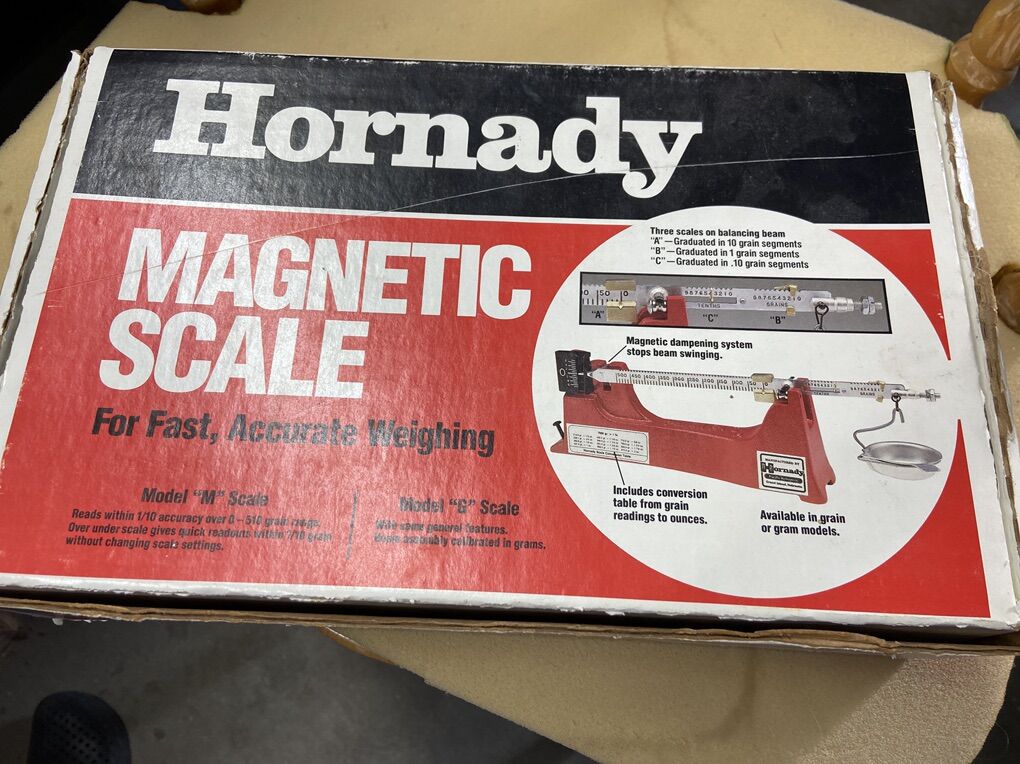 Hornady Magnetic Beam Scale model M