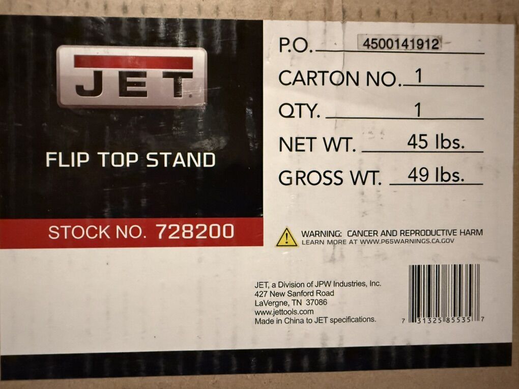 Jet Flip Top stand