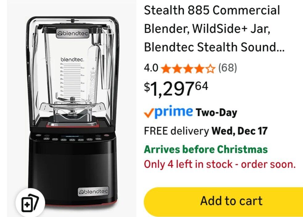 Blendtec Stealth 885