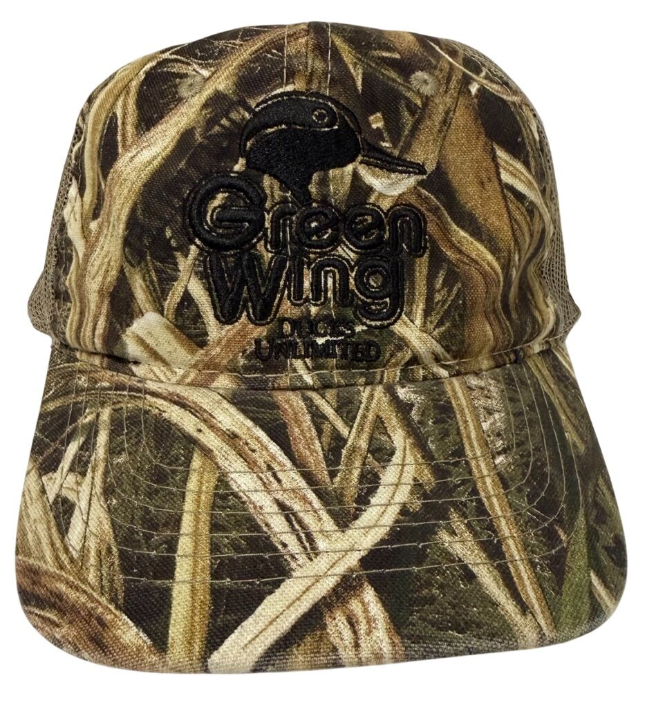 Ducks Unlimited Green Wing Camo Hat - NWT