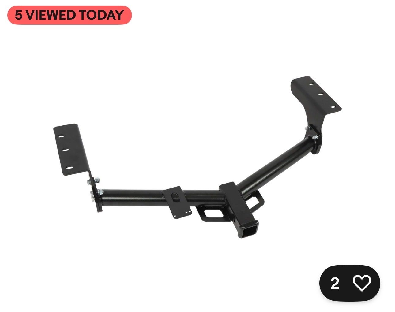 Brand new Black Steel Rear Towing Trailer Hitch Receiver with Mounting Hardware