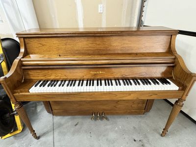 Charles R. Walter Upright Piano - Classic Wood Finish