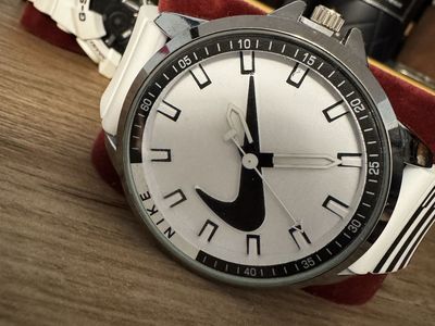 Nike Analog Watch with White Silicone Band