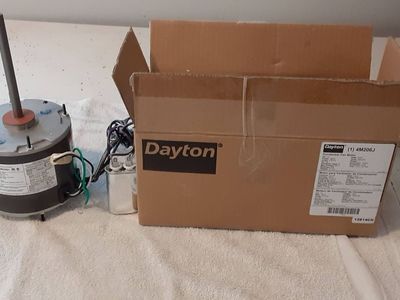 Dayton 4M206J 1/3 HP 1075 RPM Condenser Fan Motor