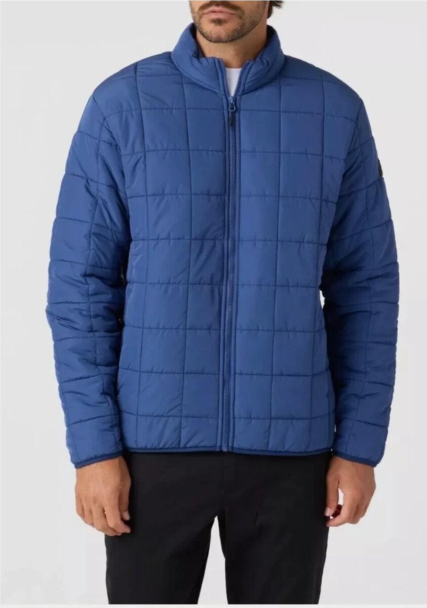 NEW Voyager Men's Polar Fleece Quilted Linedpuffer