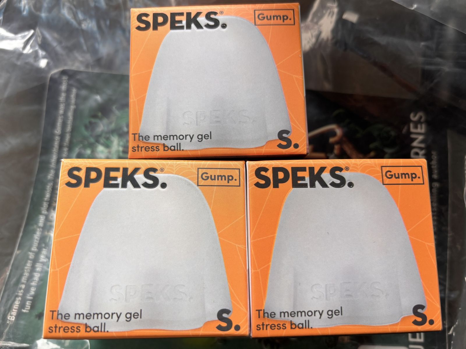 Speks Gump Memory Gel Stress Ball S - New in Box