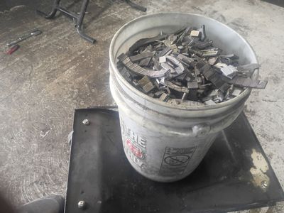 Used lead tire weights