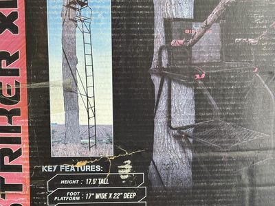 Big Game The Striker XL 17.5' Ladder Treestand with Flex-Tek Seat