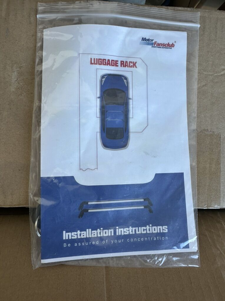 MotorFansClub Roof Rack Cross Bars For Lugage