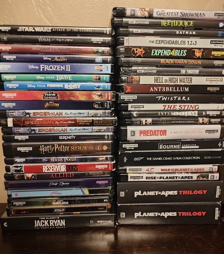 4K Movies from $10 Blurays from $4