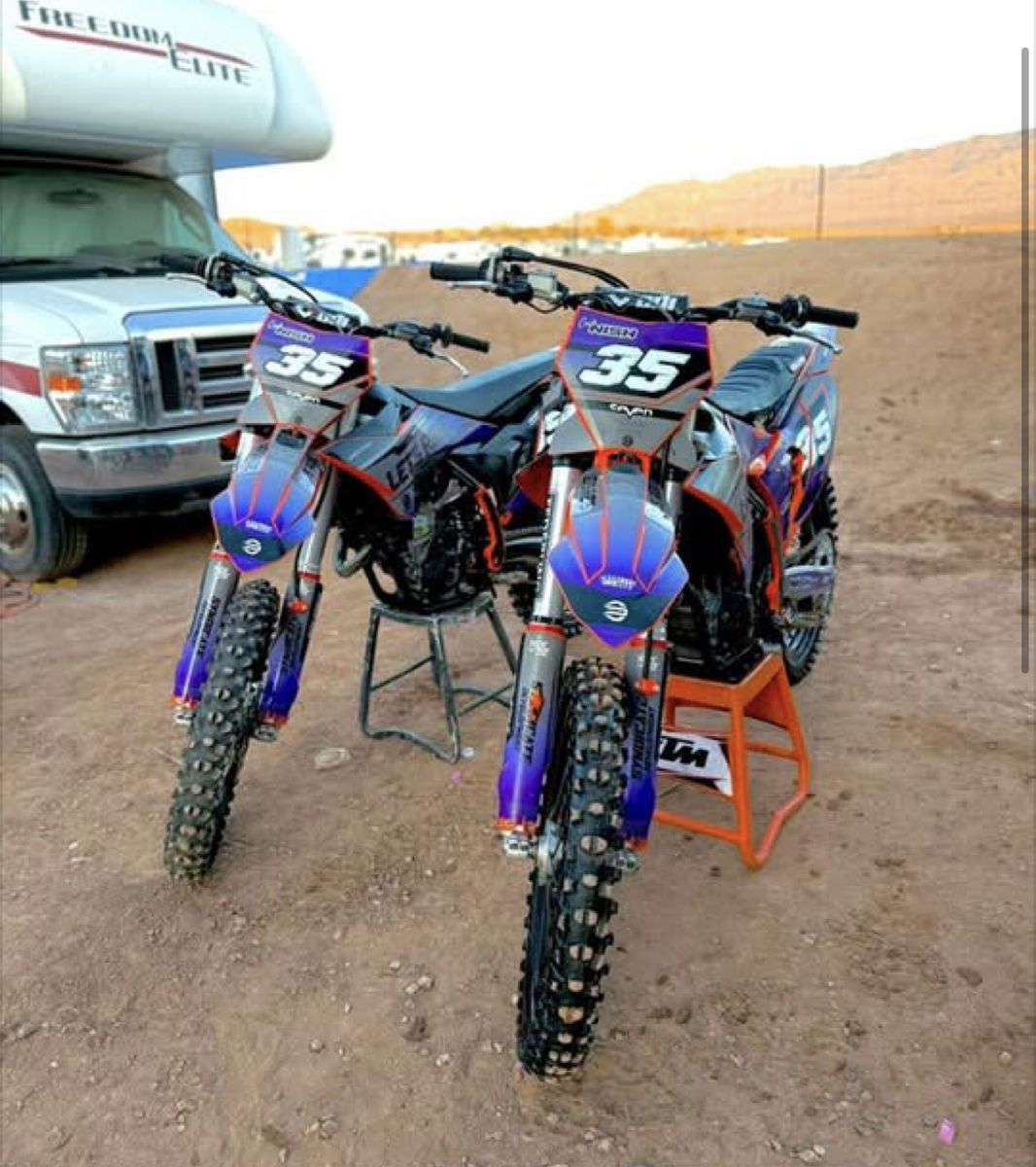 KTM 250 Dirt Bike