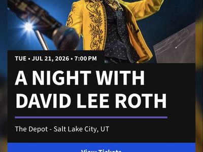 David Lee Roth @ The Depot - 1 Ticket