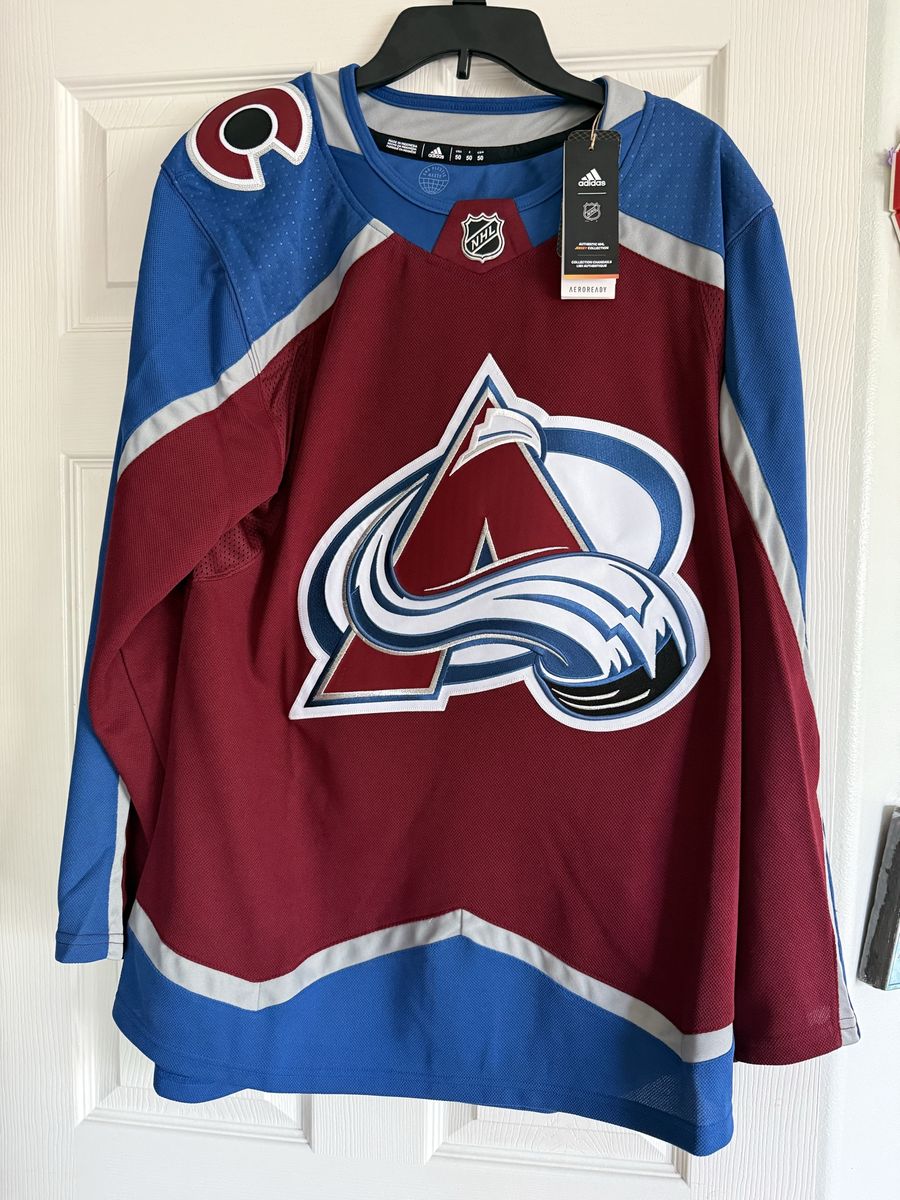 Colorado Avalanche Adidas Authentic Home Jersey