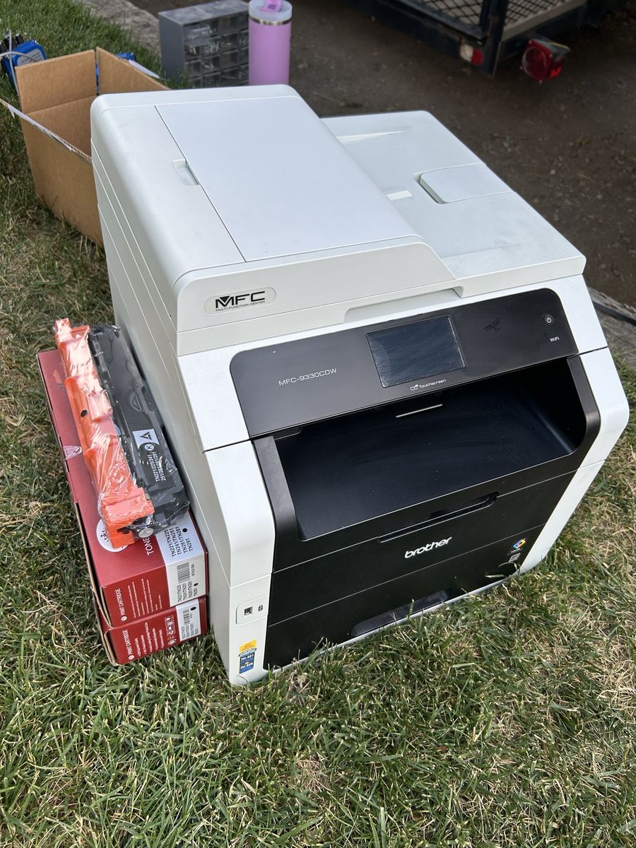 Brother MFC-9330CDW Wireless Color All-in-One LED Printer with New Toner