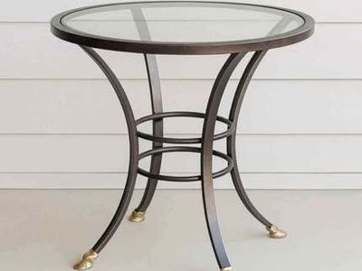 Glass End Table
