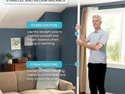 Elderly Floor to Ceiling Transfer-Pole for Seniors