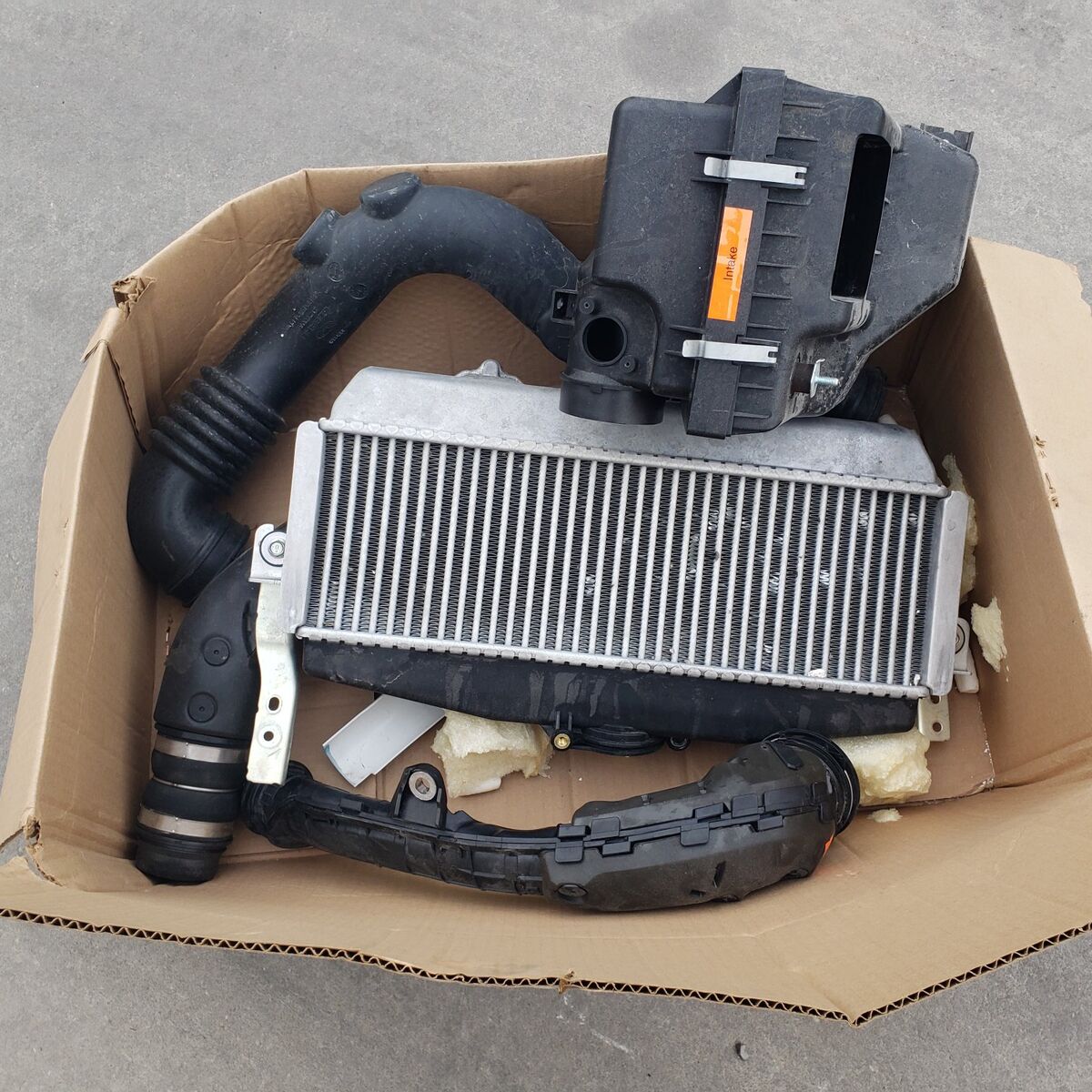 2022 wrx intake, charge pipe and intercooler
