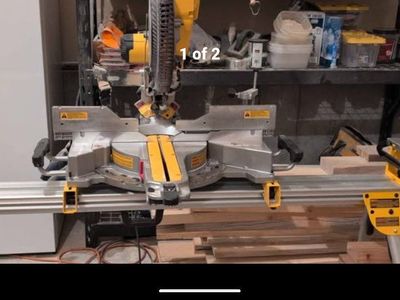 DeWalt Sliding Compound Miter Saw with Folding Stand