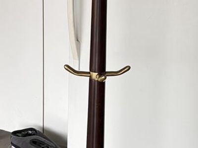 Mahogany Free Standing Coat Rack