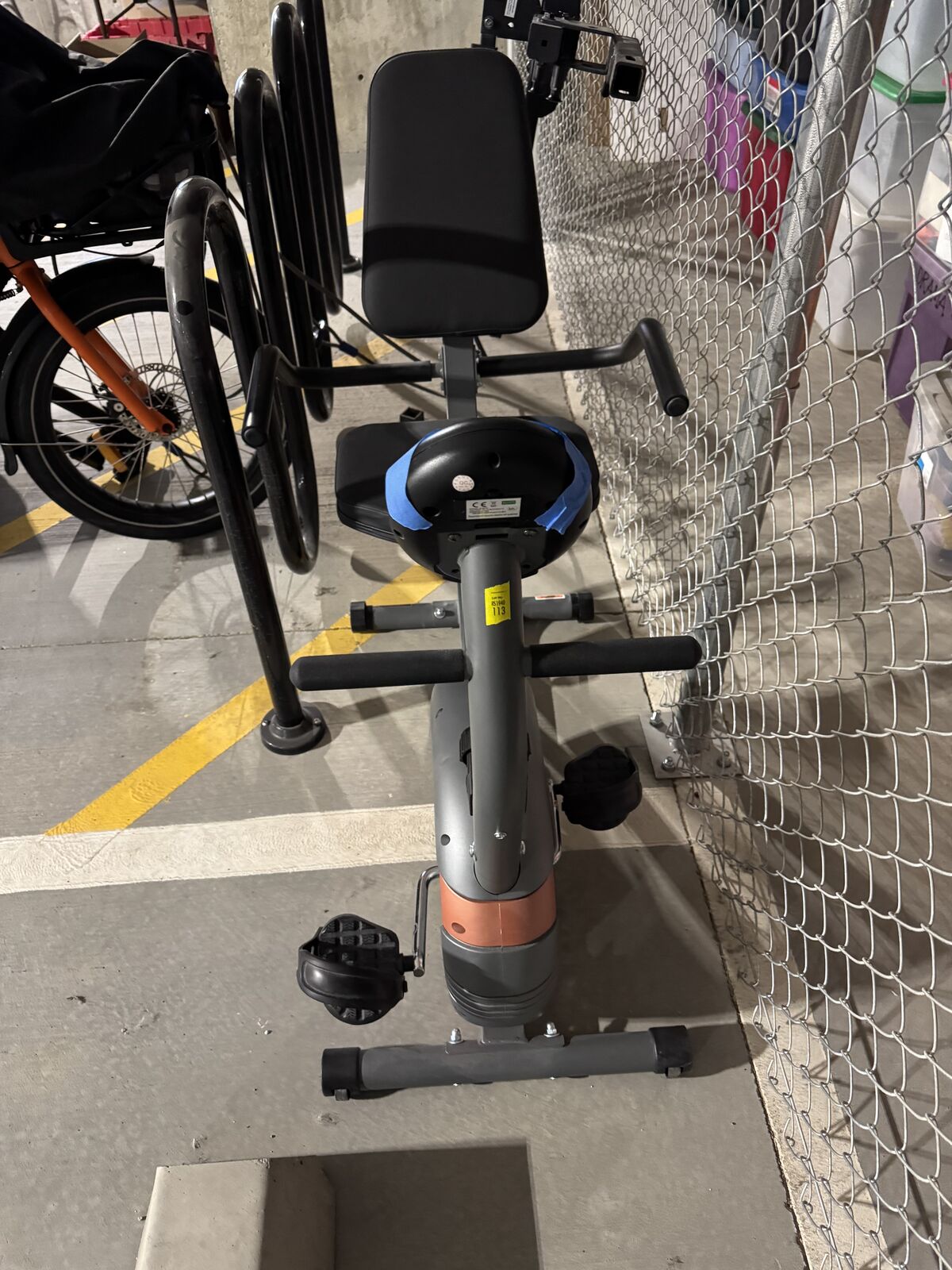 Marcy ME709 Recumbent Magnetic Exercise Bike Cycling Home Gym Equipment