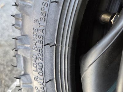 Two NEW OFF ROAD USE ONLY TIRE AND TUBE