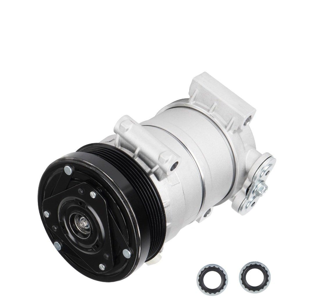 New AC Compressor for GM 5.7L, 4.3L, 5.0L, 6.5L, 7.4L V8, V6. 1996-2000 Chevy, GMC, Silverado, Sierra, Suburban, Yukon, Tahoe 