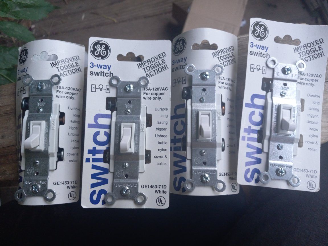 GE 3 way light switchs