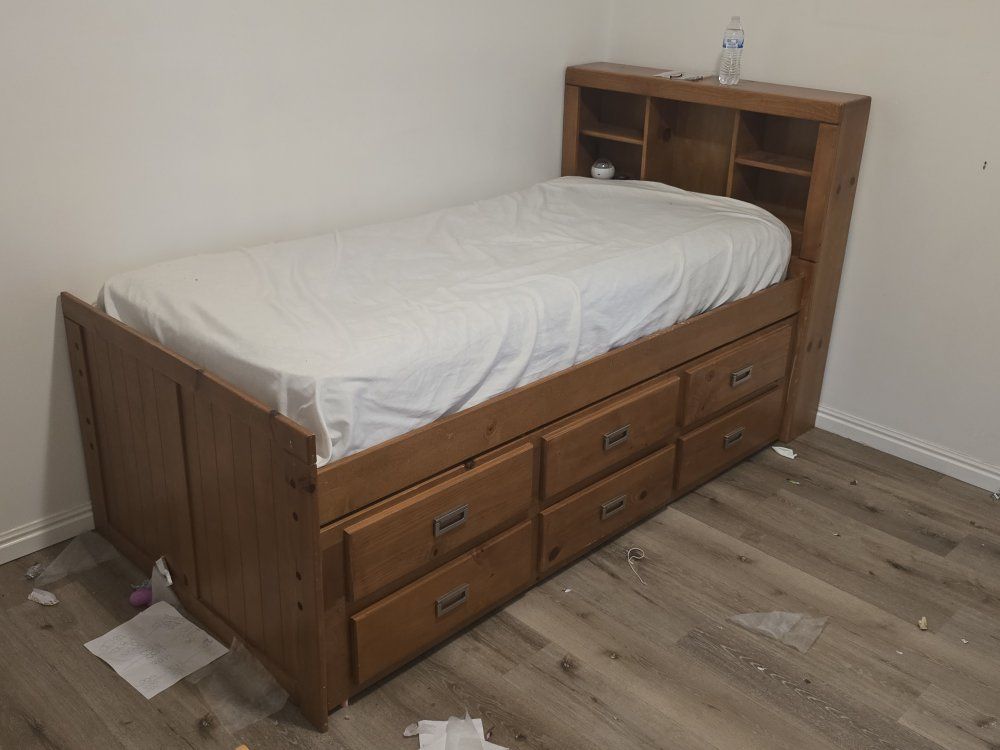 trundle kid bed